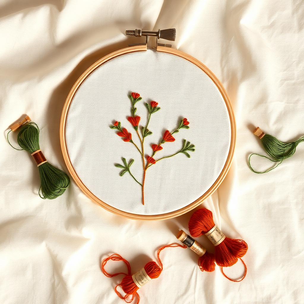 Embroidery — beautifully styled lifestyle image
