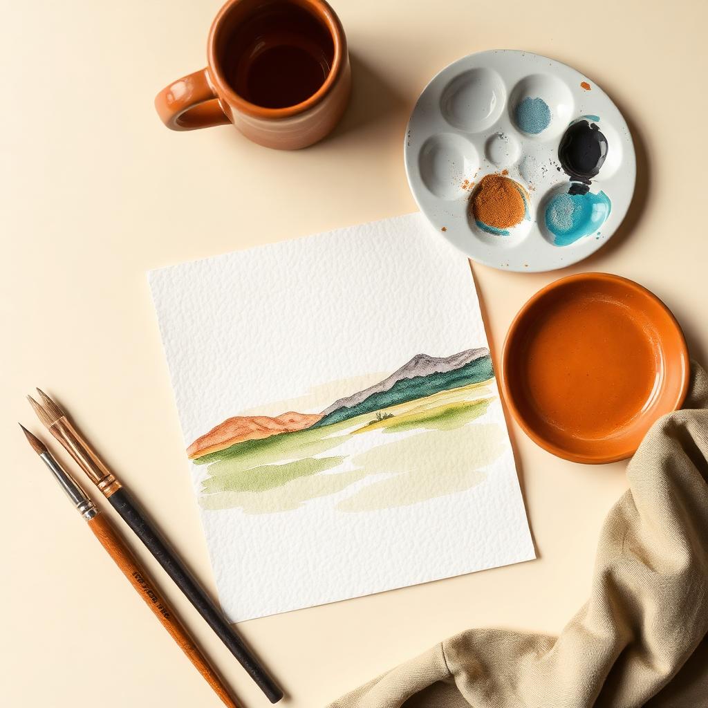 Watercolor — beautifully styled lifestyle image